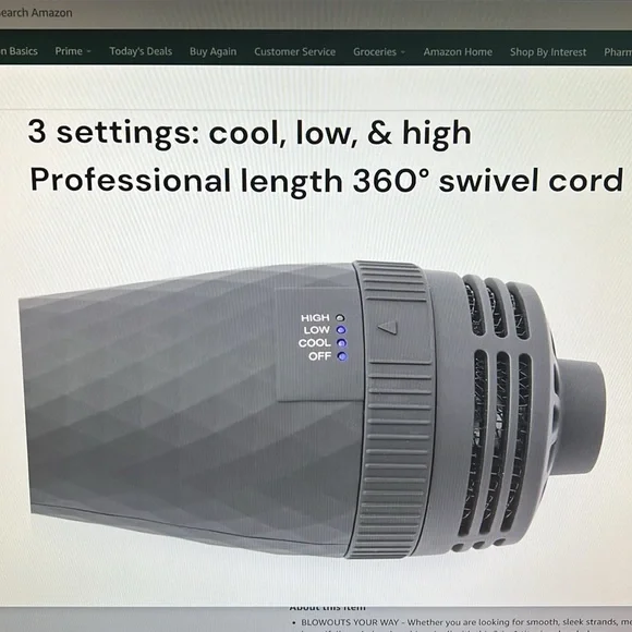 L'ANGE HAIR Le Volume 2-in-1 Titanium Blow Dryer Brush - Picture 4 of 10